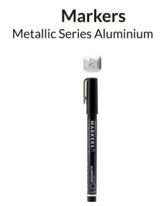 Gaahleri 45114 Metallic Series Marker Aluminium