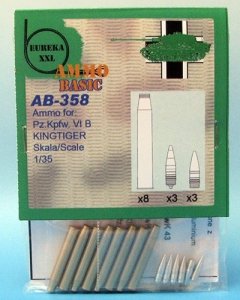 Eureka XXL AB-358 Ammo for : Pz.Kpfw. VI B, KINGTIGER 1:35