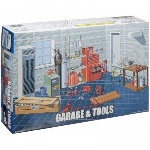Fujimi 11118 Garage and Tools  1/24