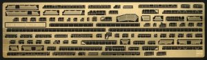 Hasegawa QG44 (72144) USS Gambier Bay Basic Etching Detail Set 1/350