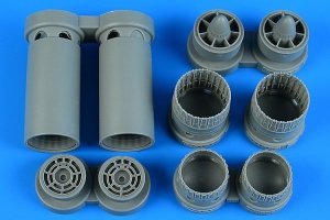 Aires 4889 F-4B/N/C/D Phantom II exhaust nozzles 1/48 Zoukei Mura