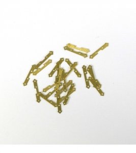 ARTESANIA LATINA 8649 Zawias mosiężny / Flat Hinge in Brass 3x15 mm 24 szt