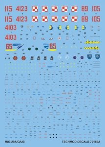 Techmod 72159 Mig 29A/G/UB (1:72)