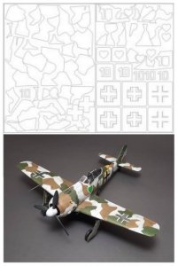 Omask 34012 Fw 190 A-4 Nowotny (for Eduard) 1/48