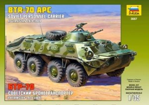 Zvezda 3557 BTR-70 Russian personal carrier (Afgan War) 1/35