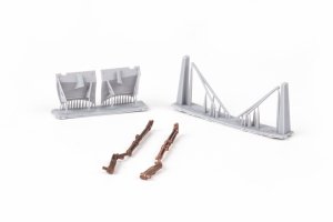 Eduard 648943 FM-1 undercarriage legs BRONZE Eduard 1/48