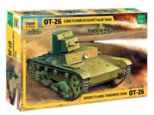 Zvezda 3540 OT-26 (Flame thrower) Soviet tank 1/35