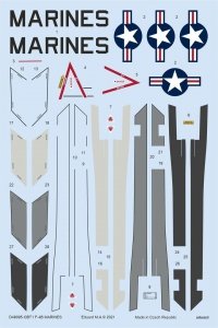 Eduard D48095 F-4B MARINES TAMIYA 1/48