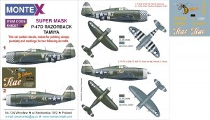 Montex K48327 P-47D RAZORBACK 1/48