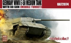 Modelcollect UA72074 Germany WWII E-50 Medium Tank with 88 Gun (1:72)