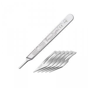 Modelcraft PKN9210 #3 Scalpel Handle & #10A Blades x 5