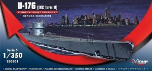 Mirage Hobby 350501 U-176 U-boot type IXC German Submarine Turm II 1:350