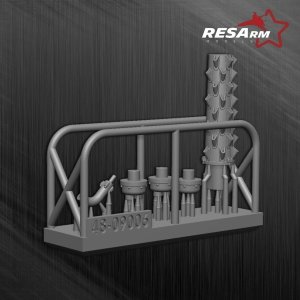 RESARM 48-09006 EXHAUST PIPE (3D resin printing) 1/48