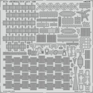 Eduard 53317 USS Midway CV-41 Part 4 TRUMPETER 1/350