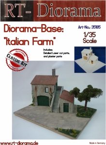 RT-Diorama 35185 Diorama-Base: Italian Farm 1/35