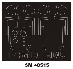 Montex SM48515 P-51D MUSTANG EDUARD 1/48