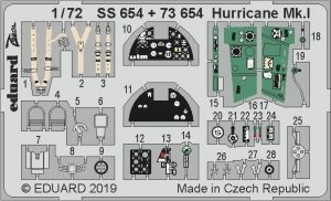 Eduard SS654 Hurricane Mk. I 1/72 ARMA HOBBY