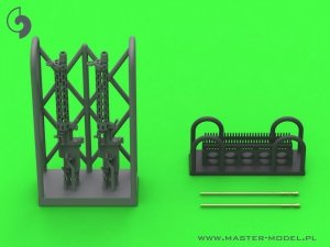 Master AM-72-169 Niemiecki km z okresu I w.św. Spandau LMG 08/15 (2 szt.) - z KRÓTKĄ rączką przeładowania - wydruki 3D i mosiężne lufy 1/72