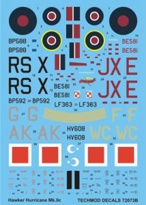 Techmod 72073 - Hawker Hurricane IIc (1:72)