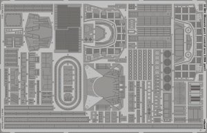 Eduard 53083 Bismarck part 4 - central area 1/200  TRUMPETER