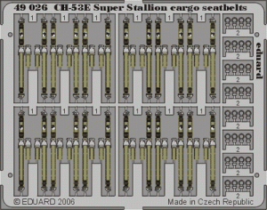 Eduard 49026 CH-53E cargo seatbelts 1/48 Academy