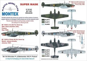 Montex K32142 Bf 110C 1/32
