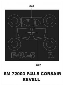 Montex SM72003 F4U-5 Corsair REVELL