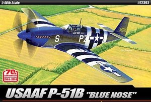 Academy 12303 USAAF P-51B BLUE NOSE 1:48