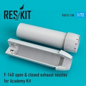 RESKIT RSU72-0138 F-14D Tomcat open & closed exhaust nozzles for Academy 1/72
