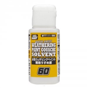 Gunze Sangyo WTT-111 Weathering Paint Gouache Solvent 60ml