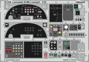 Eduard 32938 Lancaster B Mk. I cockpit HONG KONG MODELS 1/32