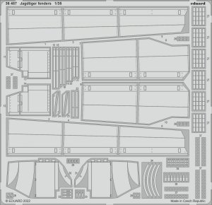 Eduard 36487 Jagdtiger fenders HOBBY BOSS 1/35