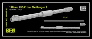 Rye Field Model 2099 120mm L30A1 for Challenger II 1/35