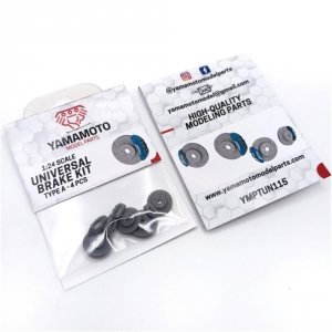Yamamoto YMPTUN115 Universal Brake Kit Type A - 4 Pcs 1/24