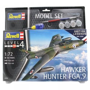 Revell 63908 British Legends: Hawker Hunter FGA.9 Model Set (1:72)