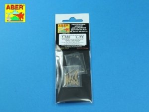 Aber 350L-72 Zestaw luf do H.M.S. Ark Royal 16 x 4,5in (114mm) QF Mk I; 32 x QF 2-pdr (40mm) Mark VIII Pom-Pom; 32 x 0,5in (12,7mm) Vickers Mk III 1/350