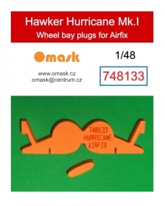 Omask 748133 Hawker Hurricane Mk.I Wheel Bay Plugs - EVA foam plugs for wheel bays (for Airfix) 1/48