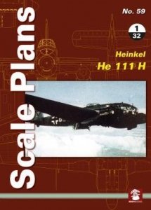 MMP Books 58167 Scale Plans No. 59: Heinkel He 111 H 1/32 EN