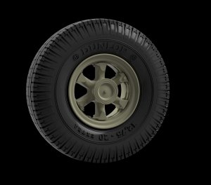 Panzer Art RE35-802 Vomag 8LR 9t truck Road wheels (Dunlop) 1/35