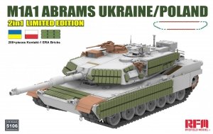 Rye Field Model 5106 M1A1 Abrams Ukraine/Poland -  2in1 Limited Edition 1/35