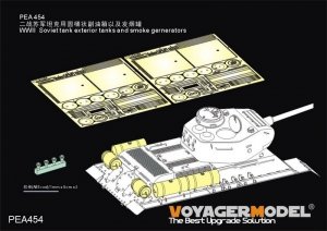 Voyager Model PEA454 WWII Soviet tank exterior tanks and smoke gernerators (GP) 1/35