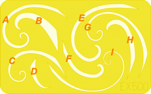 Eduard EX500 Spinner spirals 1/48