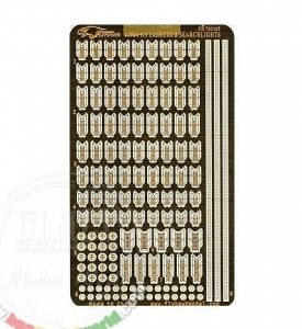FlyHawk Model FH700105 WWII RN Ladders & Searchlights 1/700