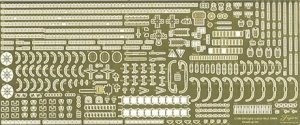 Fujimi 460840 NX-18 EX-101 Photo-Etched Parts Set for IJN Light Cruiser 1/700