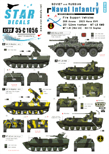 Star Decals 35-C1056 Naval Infantry 3 1/35