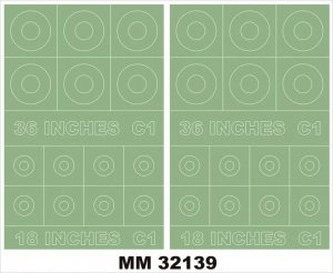 Montex MM32139 RAF ROUNDELS TYPE C1 36,18 Inches