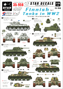 Star Decals 35-956 Finnish Tanks in WW2 #1 1/35