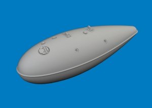 Eduard 6481084 P-40 75gal drop tank PRINT Eduard 1/48
