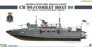 Tiger Model 6293 Sweden CB-90 FDST Assault Craft CB 90/Combat Boat 90 1/35