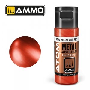 AMMO of Mig Jimenez 20174 ATOM METALLIC Red 20ml